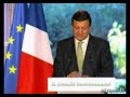 Barroso à l'issue des premières conclusions du Grenelle 1