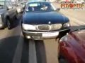 BMW с проблесковым маячком и госномером А039МР97