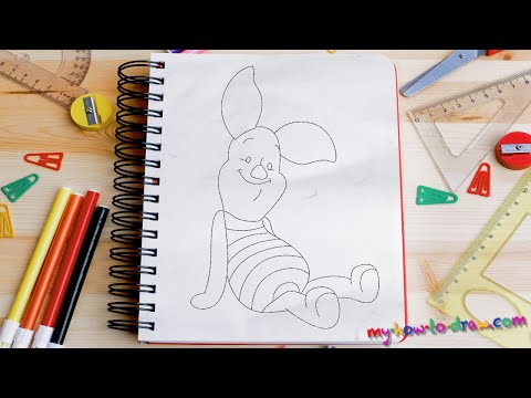 how to draw piglet
