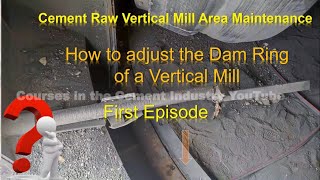 How to adjust the Dam Ring of a Vertical Roller Mi