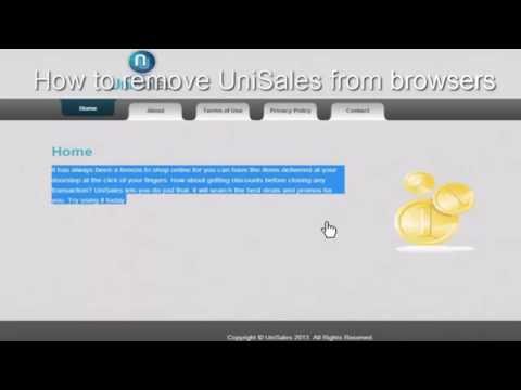 how to remove unisales