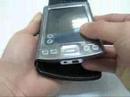 PDair Leather Case for Palm Tungsten E/E2 - Flip Type Black