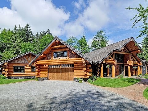 Dream Homes - Luxury Log Home & $8 Million Dollar Farmhouse