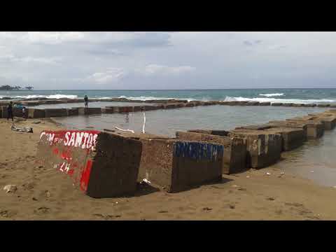 El Mar se adueña poco a poco del Pueblo de Nagua