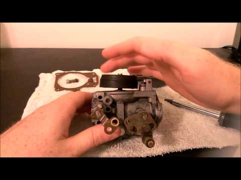 how to clean a carburetor on a johnson outboard