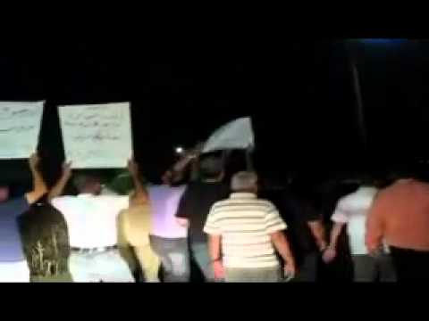 .|درعا البلد مظاهرة مسائية نصرة للمدن المحاصرة
