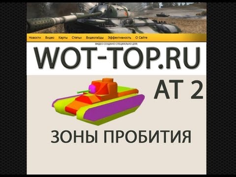 Зоны пробития AT 2 видео