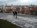 Ice race in Bratislava Castle