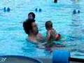 Elliot's swim lessons: Kicking