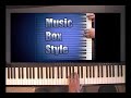 Piano Tips: Make Music Box Sounds