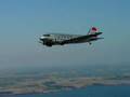 Douglas DC3 Dakota over the North of Germany