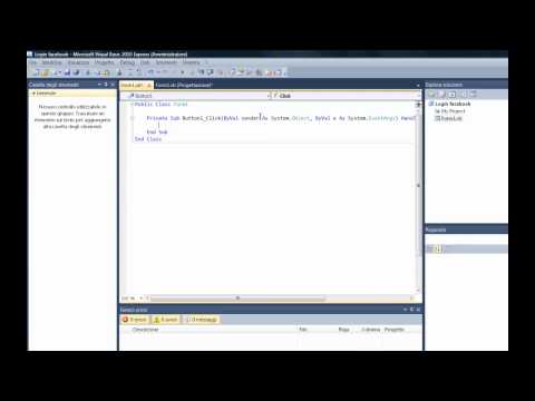 how to make a facebook login in vb