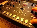 dark star 5-voices synth in heavy metall case with flashing red digits. unexpectedly mighty bastard especially for some mad space sounds.