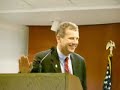 Rep. Stephanie Tubbs Jones (D-Cleveland, OH) and Rep. Sherrod Brown (D-Avon, OH) at a post-debate rally in Cleveland on 27 October 2006.