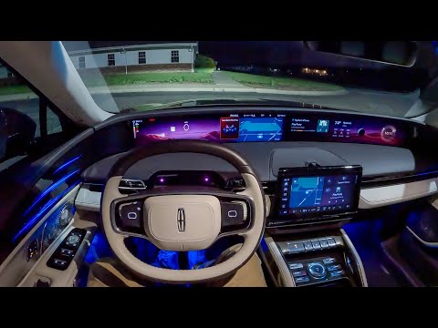 2024 Lincoln Nautilus Black Label - POV Night Drive (Binaural Audio)