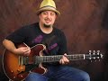 Learn the Funk electric guitar lesson rhythm and strumming