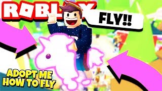 How To Fly In Adopt Me Flying Neon Unicorn Pet Roblox