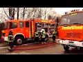 Feuerwehr-Einsatz auf der A1 - LKW in Flammen ( DOKU)