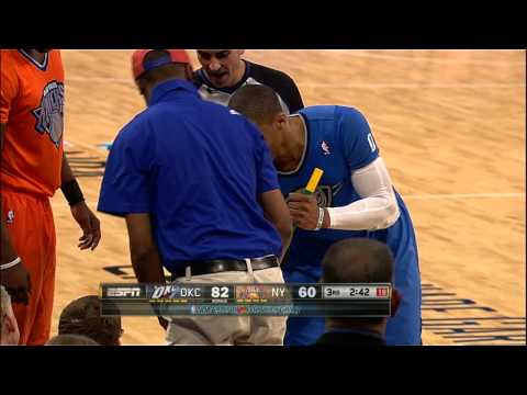 Video: Russell Westbrook Mops the Floor at the Garden