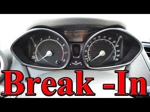 how to properly break in a new car