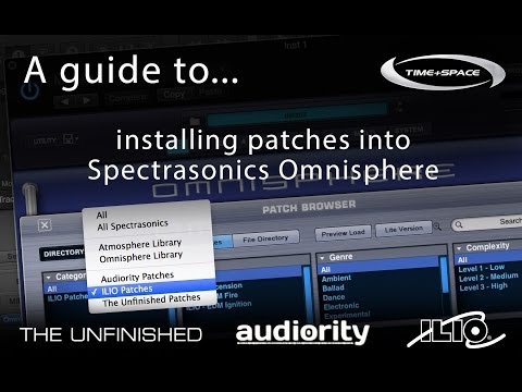 how to import a patch to omnisphere