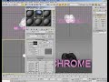 make chrome material in 3ds max tutorial
