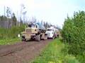 6x6 Pulling out tanker