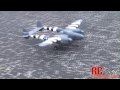 EFLITE P-38 LIGHTNING Flight on Monday Nov 24 2009 - East Orlando RC Park