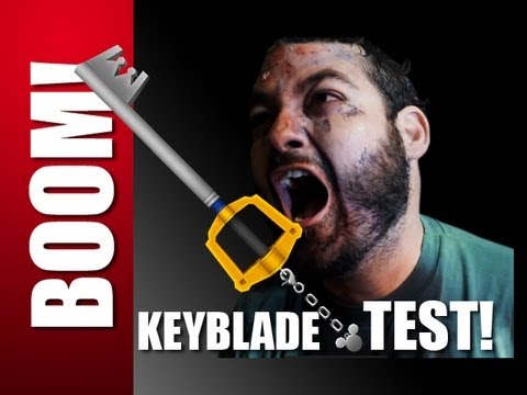 keyblade - In this ZOMBIE VIDEO, we will show you if a KEYBLADE can make a ZOMBIE GO BOOM. This episode was filmed live at KONSPLOSION, 2012. A KEYBLADE is made for sla...