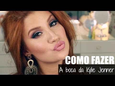 Como fazer a boca da Kylie Jenner - #TutorialRapidinho
