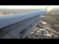Qantas 628 Landing Brisbane caught view of Virgin Blue Plane in sky Flaps Spoilers Aileron views