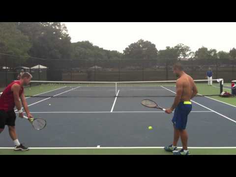 how to practice tennis serve