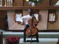 Sterling Peforms Bach Minuets from Cello Suites