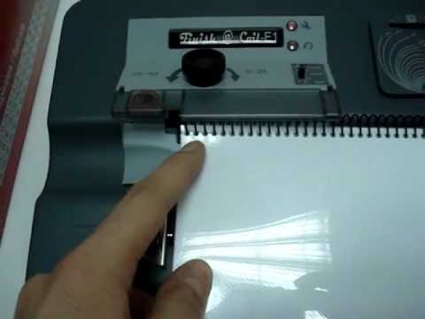 insertadora - Yosan comercializa esta insertadora cortadora de espiral, con la que se puede reducir el incordio de insertar manualmente el espiral en la encuadernación, ad...