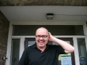 Jakey gets his head shaved (5: first steps outside)