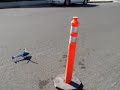 Micro Heli - Blade CX2 (crashes) vs. Nitro 1:10 4WD - TC3