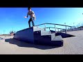 Michael went big at the end of the day and ended up fracturing his elbow. It didn't look bad on film, but it was actually pretty bad. Canon T3i Rokinon 8mm