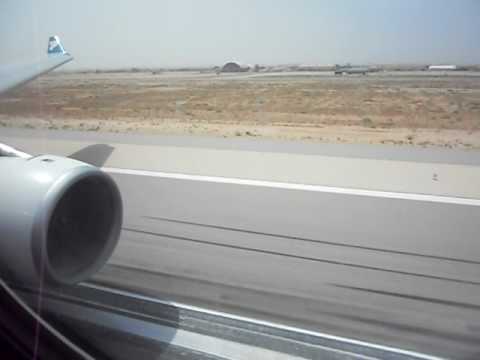 Oman Air A330-300 takeoff.