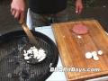 Mushroom and Onion Hamburger Recipe by the BBQ Pit Boys