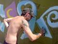 graffitti en el pueblo