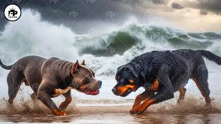 Rottweiler vs Pitbull Terrier Dog - Difference Bet