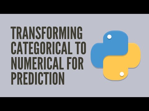 Transforming Categorical to Numerical for Prediction