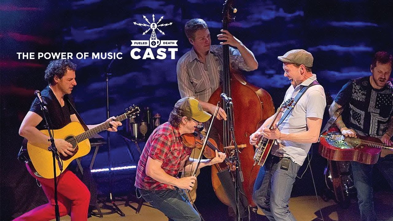 Cover image - Andy Falco is the guitarist of The Infamous Stringdusters, the 2018 Grammy award winning bluegrass band. Andy joins the podcast to talk about the band's new album Rise Sun and...