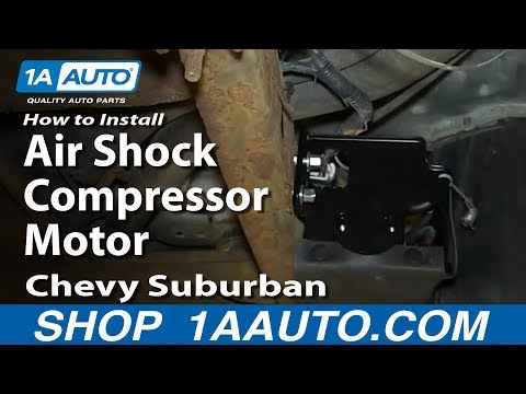 How To Replace Air Shock Compressor Motor 2000-06 Chevy Suburban GMC Yukon XL