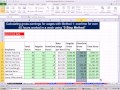 Excel 2010 Business Math 45: Overtime Calculations 4 Examples