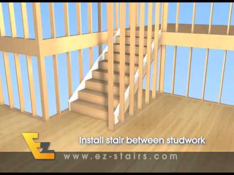 how to build interior stairs