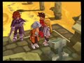 This is probably one of my favorite scene in Symphonia. Now that I have this game in Japanese, if you want a special scene, just ask me ^^Colette: Say, is this the seal ? It has my family's crest on it...Raine: Fantastic !!Raine: Look at this slab covering the entrance !! It's clearly of a different composition than the surrounding stone !Raine: Hahahaha ! It's just as I thought !Raine: This is polycarbonate, developed during the Ancient War to defend against magic ! Oh, feel the smooth surface! It's wondrous !Kratos: ...Is she always like this ?Lloyd: ...Is she ?Genis: ...I've been trying so hard to hide it, too.Raine: Hmm ? This depression...it reads, 
