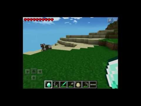 how to collect lava in minecraft pe