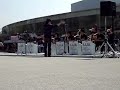 ５月３日金沢21世紀美術館でのまるびぃ野外コンサートで７月２６日２７日七尾市で開催されるＭＪＦイン能登のＰＲを兼ねて演奏 PR of MJF in Noto in Nanao-shi on 27th on July 26 and open-air concert in Kanazawa the 21st century art museum on May 3 and IJJA play it.