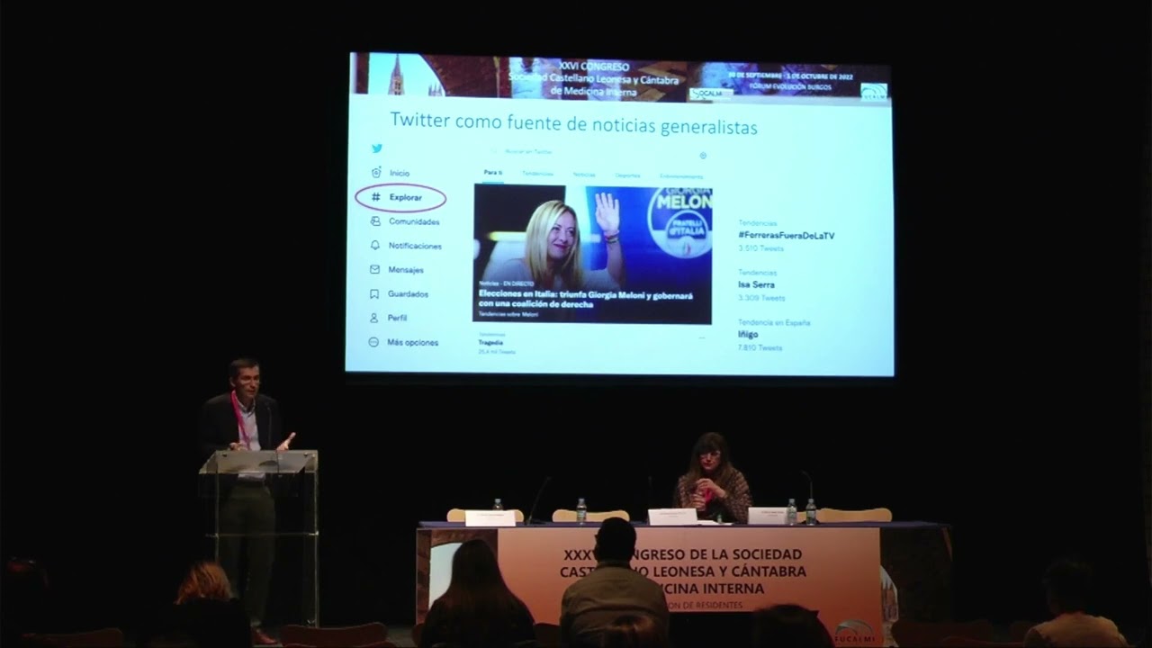 Redes Sociales  Relevancia en Medicina Interna. Miguel Marcos Martín
